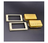 Pickup Humbucker Alnico Per Chitarra Elettrica In Oro Opaco Con Viti Di Montaggio E Set Di Molle Per For LP Chitarra Accessori di Ricambio per Chitarra (Color : 04)