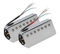 Pickup Humbucker con copertura in ottone per chitarra a 7 corde placcato in cromo. Pickup con divisione della bobina a vite regolabile Pickup Professionale Per Chitarra Elettrica