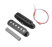 Pickup Humbucker Elettrico Kit Di Parti Fai-da-te Per Realizzare Pickup Per Chitarra Elettrica ST Bobina Di Pickup A Bobina Singola/coperchio/barra In Ceramica/cavo/asta(Middle 50MM)