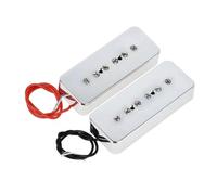 Pickup Humbucker Elettrico Pickup Per Chitarra P-90 Pickup Single Coil Ponte E Manico Per Chitarra Elettrica EPI LP Nero/Giallo/Nastro(Silver)