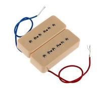 Pickup Humbucker Elettrico Pickup Per Chitarra P-90 Pickup Single Coil Ponte E Manico Per Chitarra Elettrica EPI LP Nero/Giallo/Nastro(Yellow)