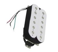 Pickup Humbucker per chitarra 1PC bianco per la sostituzione delle parti del pickup al ponte della chitarra elettrica Pickup-Set Per Chitarra Elettrica