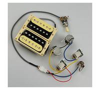 Pickup Humbucker Per Chitarra Con Set Di Cablaggi A Connessione Rapida 4C Per Parti Di Chitarra Elettrica Accessori di Ricambio per Chitarra (Color : 03)