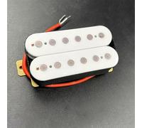 Pickup Humbucker Per Chitarra Elettrica A 6 Corde Doppia Bobina Parte Superiore Piatta Pezzi Polari Pickup Per Chitarra Elettrica Pickup Al Ponte O Al Manico(Neck C)
