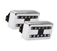 Pickup Humbucker Per Chitarra Elettrica A Sei Corde Circuito Singolo Per Chitarra Elettrica Tagliabile A Quattro Fili Con Guscio In Rame A Forma Di I Argento(Color:Bridge)
