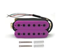 Pickup Humbucker Per Chitarra Elettrica Con Vite Esagonale Regolabile A 12 Posizioni Per Uscita N7.5K/B15K A 6 Corde Pickup Elettrico A Doppia Bobina(Purple Bridge)