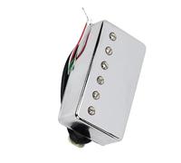 Pickup Humbucker per chitarra elettrica, copertura in metallo di ricambio per pickup per chitarra cromata Pickup Professionale Per Chitarra Elettrica (Color : Bridge)
