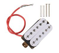 Pickup Humbucker per chitarra elettrica, ponte Alnico V, bianco