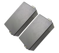Pickup Humbucker per chitarra elettrica, senza foro, con doppia bobina, colore nero