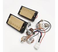 Pickup Humbucker per chitarra, pickup al collo del ponte con cablaggio 1V1T per chitarra elettrica Gibson, parti di ricambio (nero)