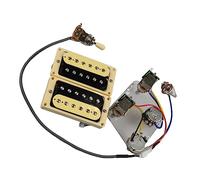 Pickup Humbucker Per Chitarra Pickup Al Manico E Al Ponte Cablaggio Push-pull Set A Taglio Singolo Per Parti Di Chitarra Pickups Set per Chitarra Elettrica (Color : 05)