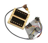 Pickup Humbucker Per Chitarra Pickup Al Manico E Al Ponte Cablaggio Push-pull Set A Taglio Singolo Per Parti Di Chitarra Pickups Set per Chitarra Elettrica (Color : 01)