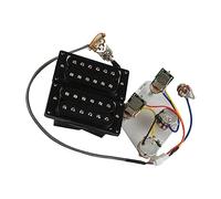 Pickup Humbucker Per Chitarra Pickup Al Manico E Al Ponte Cablaggio Push-pull Set A Taglio Singolo Per Parti Di Chitarra Accessori di Ricambio per Chitarra (Color : 07)