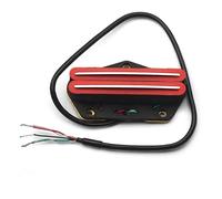 Pickup Humbucker Per Chitarra Pickup Al Ponte Humbucker Pickup Al Ponte Dual Coil Pickup A Doppia Guida Per Accessori Per Chitarra Elettrica(Red)
