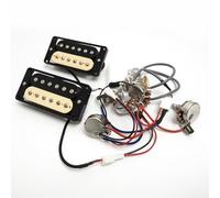Pickup Humbucker per chitarra senza saldatura, con terminali a connessione rapida, per chitarre stile Gibson Les Paul, pickup ponte ad alta potenza e aggiornamento del tono pickup al collo del ponte