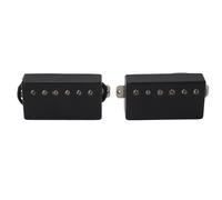 Pickup Humbucker per Chitarra, Sostituzione Pickup a Doppia Bobina Suono Potente Alnico 5 con Raccordi per Basso (GMB227 Nero)