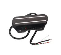 Pickup Humbucker Single Coil Nero GMA310 per Chitarra Elettrica | Doppio Binario, Completamente Schermato, a Due Poli, Metallo, 7,2x3,7x2,1cm, Basso Rumore, Alta Potenza