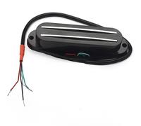 Pickup Humbucker Twin Blade Mini Dual Rail 9K Per Sostituzione Chitarra Elettrica Alnico 5 Multicolore(Black)