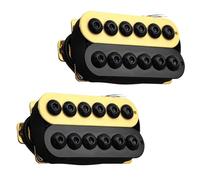 Pickup Humbucking per chitarra elettrica in metallo regolabile nero Bellissime parti di ricambio per chitarra Pickup Professionale Per Chitarra Elettrica (Color : One set)