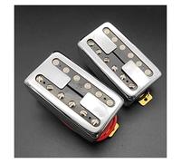Pickup impostati 2 Impostare La Chitarra Elettrica Pickup Humbucker Per Lp. Vite Regolabile A Riga Singola Per Chitarra Elettrica (Color : Neck and Bridge)