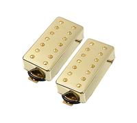 Pickup impostati 7 String Guitar Humbucker Pickup Dual In Linea Slotted Per Chitarra Elettrica Chrome (Color : Neck and Bridge GD)