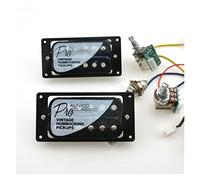 Pickup impostati Pickup Per Chitarra Elettrica Vintage, Modello Lp. Humbucker Standard, Con Cablaggio Per Cavi Per DPI. (Color : Black parallel Frame)