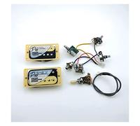 Pickup impostati Pickup per Chitarra Elettrica Vintage, Modello Lp. Humbucker Standard, con Cablaggio per Cavi per DPI. (Color : Parallel Frame)