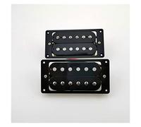 Pickup impostati Pickup per Chitarra Pickup per Chitarra Elettrica Humbucker 4C Zebra/Black Set in Magazzino (Color : Black Pickups)