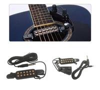 Pickup magnetico per chitarra acustica 12 fori con cavo controllo volume tono