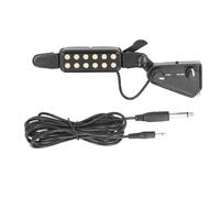 Pickup Magnetico per Chitarra con Cavo da 3 Metri Pad Nero per Buca Tono HIFI Prestazioni Versatili per Chitarra Acustica