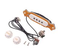 Pickup magnetico per sigari elettrico a 4 corde pre-cablato per chitarra e volume e tono