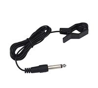 Pickup Microfono Condensatore per Strumenti a Stringa Clip On Portatile con Ampio Timbro Effetto Riduzione Rumori Interfaccia 6.2mm Cavo 230cm per Accordatura e Pickup Vocale