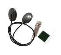 Pickup passivo per chitarra 2 in 1, a contatto stabile, trasduttore microfono, autoadesivo, pickup piezo per violino ukulele banjo