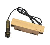 Pickup passivo per chitarra, struttura in legno, non richiede batteria, installazione semplice, accessori per chitarra per un suono chiaro