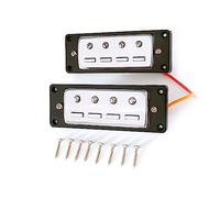 Pickup per basso a 4 corde con telaio nero Pickup per chitarra basso Pickup collo ponte centrale pickup kit per basso elettrico
