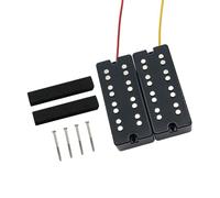 Pickup per basso elettrico a doppia bobina e ponte Parti per chitarra a 4 corde Pickup per basso Riduzione del rumore Pickup Set di pickup bobina