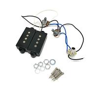 Pickup per basso elettrico Basso elettrico Preamplificatore Cablaggio Circuito Pickup Accessorio di ricambio per Basso Chitarra Active P Pickups Kit di cablaggio precablato a 4 corde P Humbucker