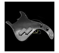 Pickup Per Battipenna Caricato Precablato P Bass Per Basso Di Precisione Pickup PB A 3 Strati Parti Di Chitarra Elettrica Nera Bianca (Color : Bk)