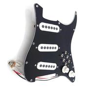 Pickup Per Battipenna Di Chitarra Elettrica Accessori Per Strumenti Musicali Professionali Pre Filo Per Chitarra Pick Up SSS Con Mini Girevole(Bk)