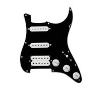 Pickup Per Battipenna Di Chitarra Elettrica Accessori Per Strumenti Musicali Professionali SSH Pickguard Pickup Chitarra Elettrica Pre Filo Di Montaggio(Bk wh pickup)