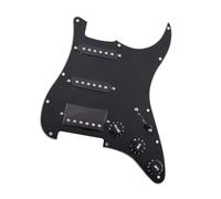 Pickup Per Battipenna Di Chitarra Elettrica Accessori Per Strumenti Pickup Con Battipenna A Tre Strati AlNiCo Per Chitarra Elettrica SSH(Bk White)
