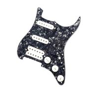 Pickup Per Battipenna Di Chitarra Elettrica Accessorio Per Principianti Pickup Battipenna SSH Per Assemblaggio Pre Linea Per Chitarra Elettrica(Bk Pearl wh)