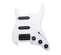 Pickup Per Battipenna Di Chitarra Elettrica Accessorio Per Principianti Pickup Battipenna SSH Per Assemblaggio Pre Linea Per Chitarra Elettrica(Wh bk pickup)