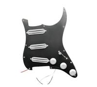 Pickup Per Battipenna Di Chitarra Elettrica Alnico 5 3 Pezzi Mini Dual Coil Pickguard Pickup Chitarra Elettrica SSS 9K Pre Cablato(Wh w Bk)