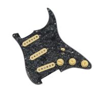 Pickup Per Battipenna Di Chitarra Elettrica Configurazione Precablata Professionale Del Pickup Per Chitarra Single Coil SSS Ainico 5(Black pearl)