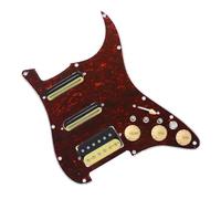 Pickup Per Battipenna Di Chitarra Elettrica Il Cavo Pickup Per Battipenna Per Chitarra SSH Viene Fornito Preinstallato Con Doppie Bobine(Red w Zb)