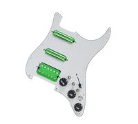 Pickup Per Battipenna Di Chitarra Elettrica Il Cavo Pickup Per Battipenna Per Chitarra SSH Viene Fornito Preinstallato Con Doppie Bobine(Wh Green)