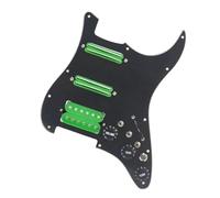 Pickup Per Battipenna Di Chitarra Elettrica Il Cavo Pickup Per Battipenna Per Chitarra SSH Viene Fornito Preinstallato Con Doppie Bobine(Bk Green)