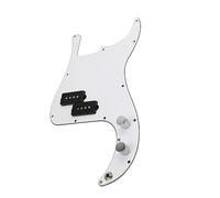 Pickup Per Battipenna Per Basso Caricato Precablato Bianco A 3 Strati Alnico 5 Per Basso A 4 Corde PB