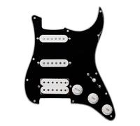 Pickup Per Battipenna Per Chitarra Elettrica Adatto Per Il Montaggio Del Circuito Del Battipenna Del Pickup Della Chitarra Elettrica ST SQ Kit Pickup Nero SSH(Black)